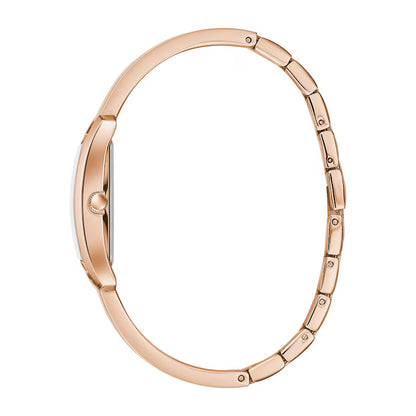 Caravelle Rose-Tone Classic Ladies Watch