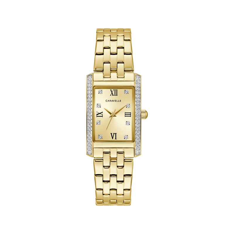 Caravelle Crystal Ladies Dress Watch