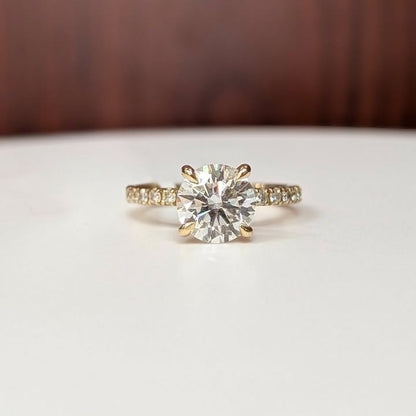 1.93 CT. Lab Created Diamond Engagement Ring in 14k Gold