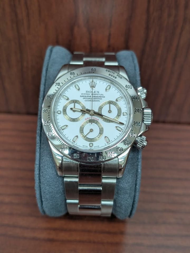 Certified Pre-Owned Men's Rolex Daytona White Dial