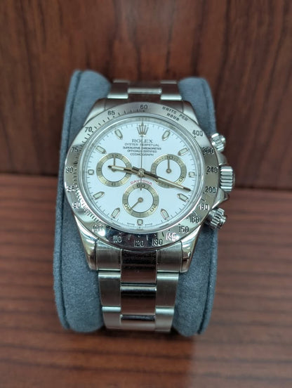Certified Pre-Owned Men's Rolex Daytona White Dial