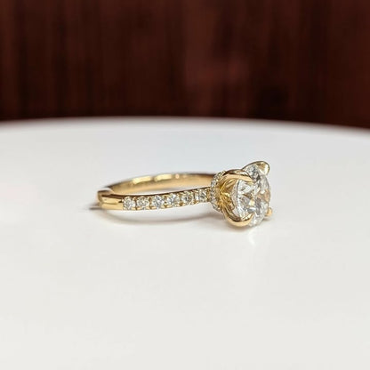 1.93 CT. Lab Created Diamond Engagement Ring in 14k Gold