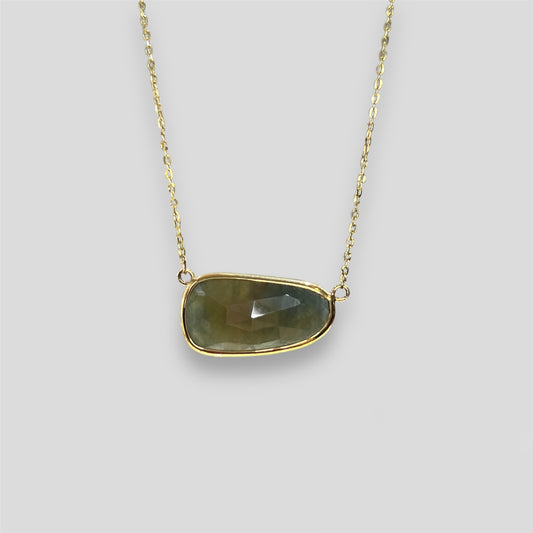 Green Sapphire Pendant