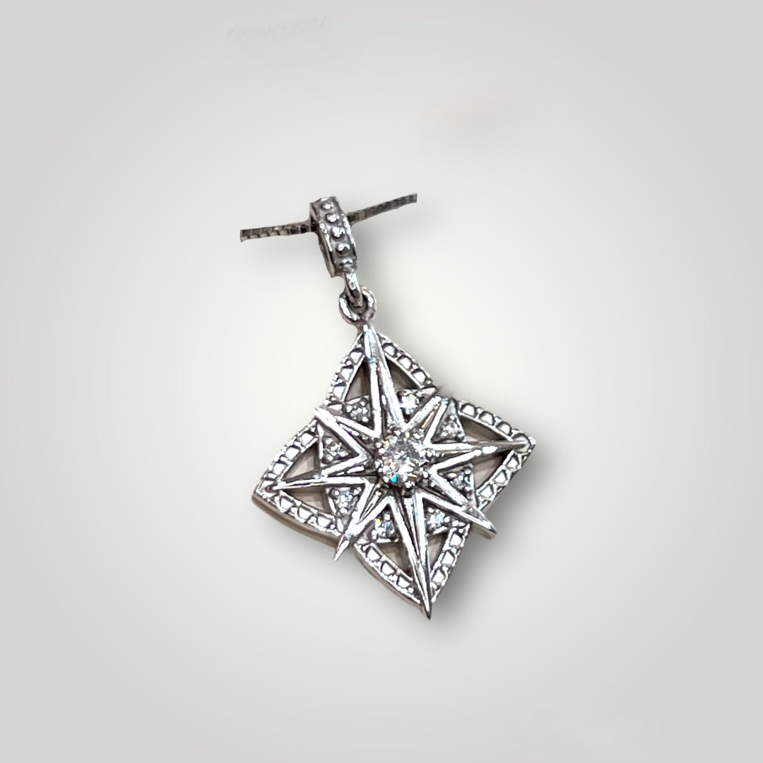 Northern Star Diamond Pendant - Q&T Jewelry