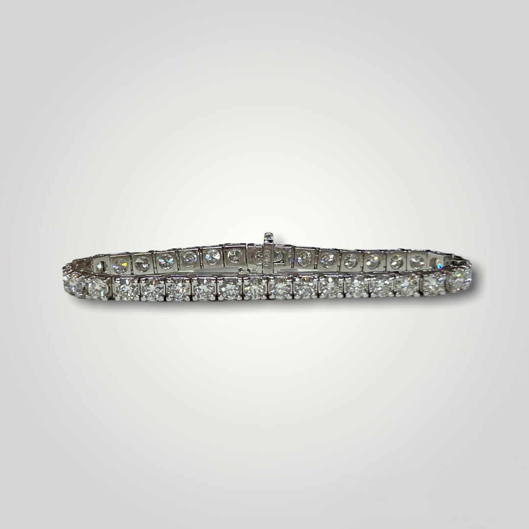 White Gold Diamond Tennis Bracelet - Q&T Jewelry
