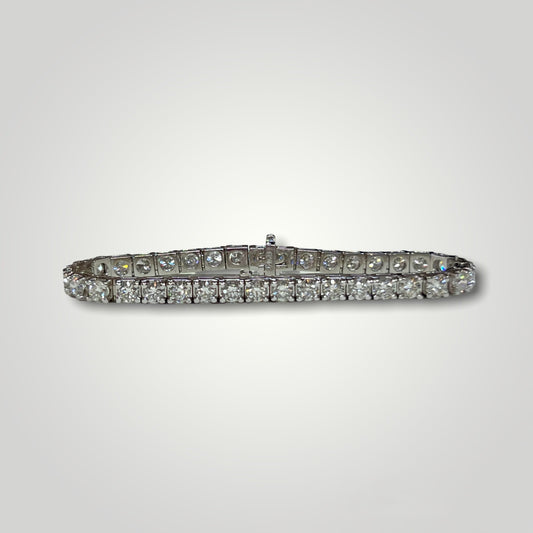 White Gold Diamond Tennis Bracelet - Q&T Jewelry