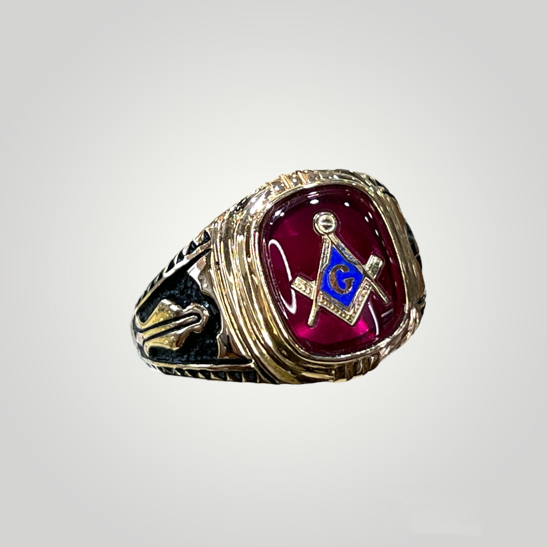 Men s Masonic Ring Q T Jewelry