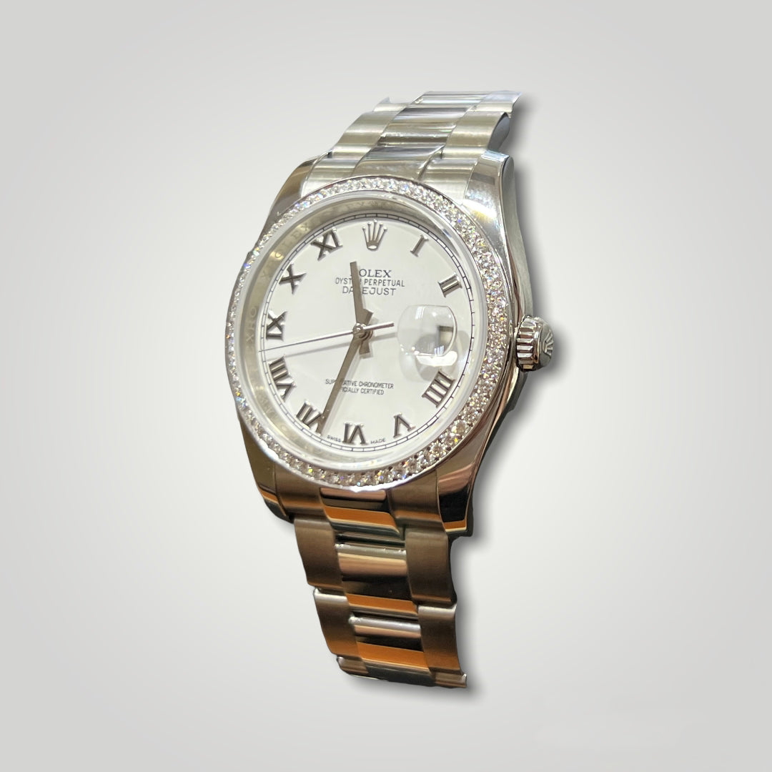 Rolex Watch with Diamond Bezel - Q&T Jewelry