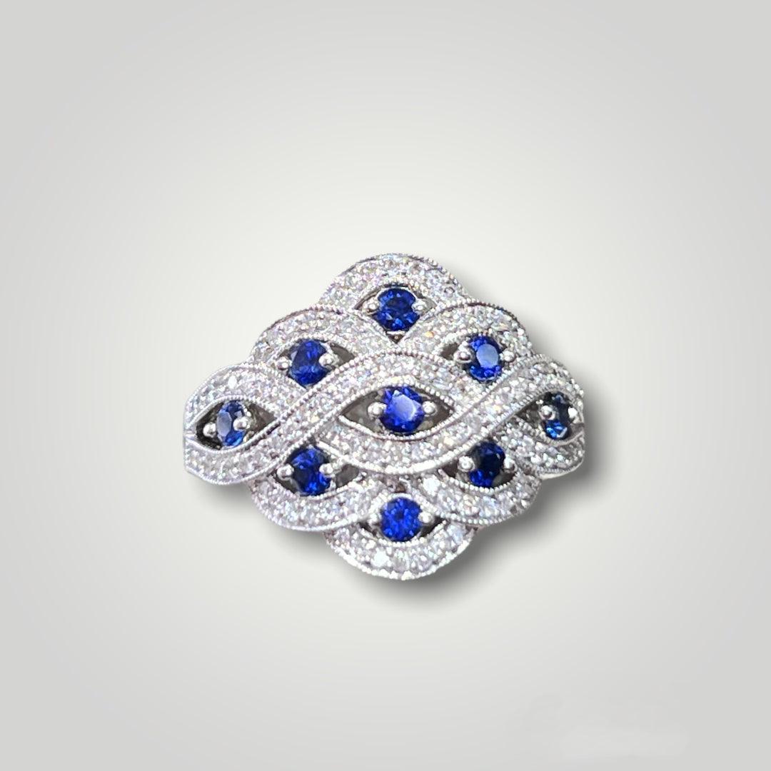 Sapphire & Diamond Ring - Q&T Jewelry