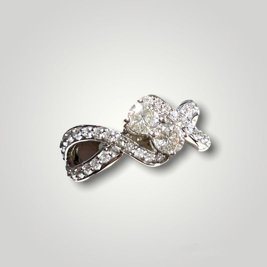18KW “You and I” Diamond Ring - Q&T Jewelry