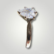 Load image into Gallery viewer, Pear Diamond Solitaire Engagement Ring - Q&amp;T Jewelry