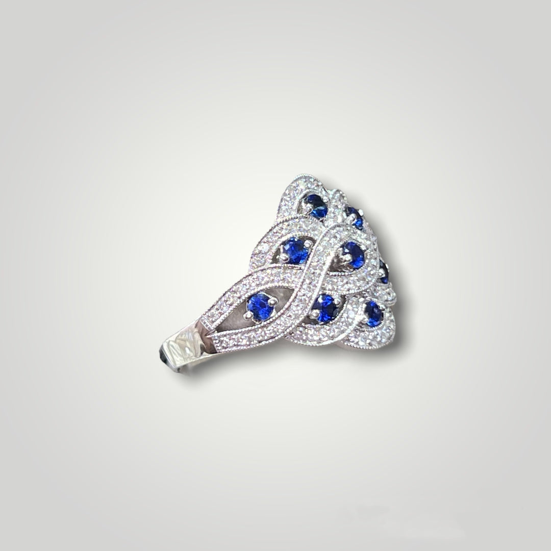 Sapphire & Diamond Ring - Q&T Jewelry