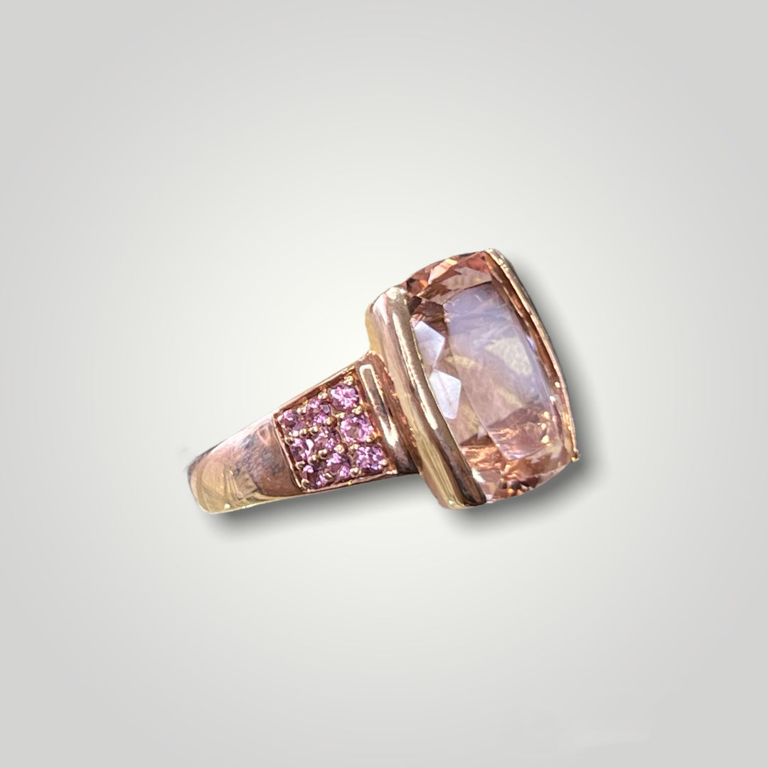 14k Rose Gold & Morganite Ring - Q&T Jewelry