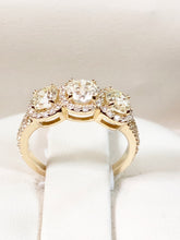 Load image into Gallery viewer, Three- Stone Anniversary Ring - Q&amp;T Jewelry