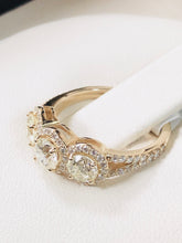 Load image into Gallery viewer, Three- Stone Anniversary Ring - Q&amp;T Jewelry